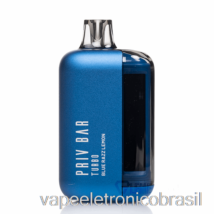 Vape Vaporesso Smok Priv Bar Turbo 15k Descartável Azul Razz Limão